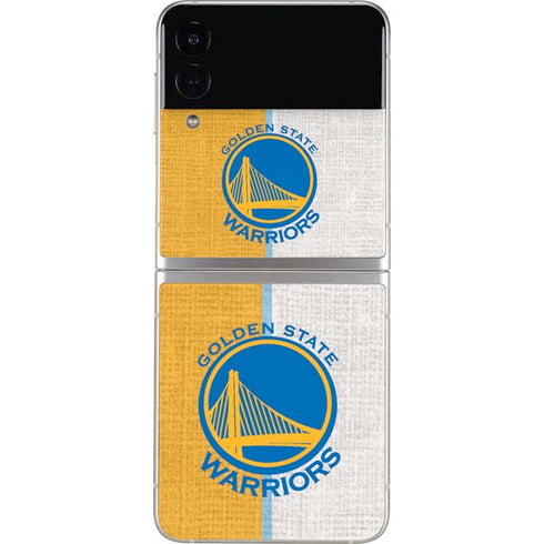 NBA Golden State Warriors Canvas Galaxy Z Flip4 5G Skin